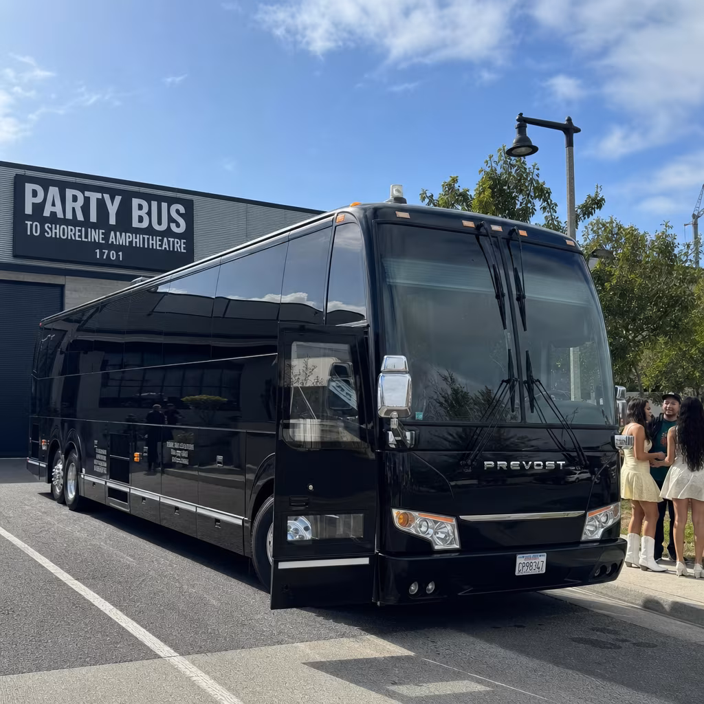 Party Bus to Shoreline Amphitheatre