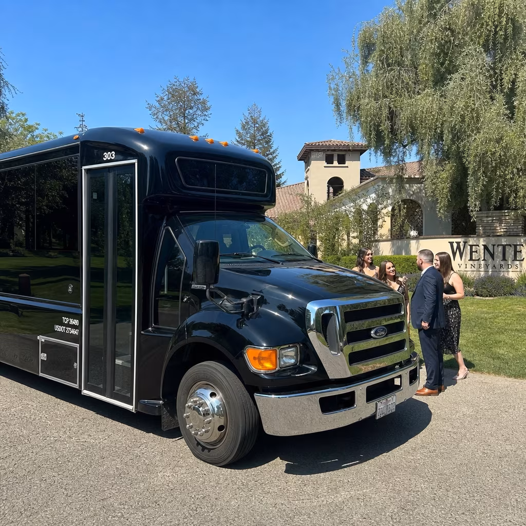 Rent a Bus to Wente Vineyards