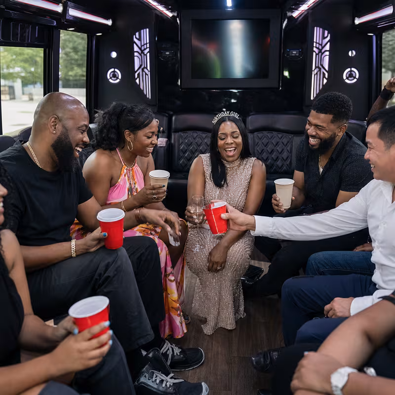 Hayward Birthday Transportation fleet vehicle