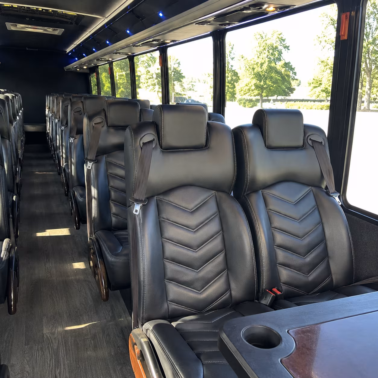Hayward Airport Shuttle & Transportation party bus exterior