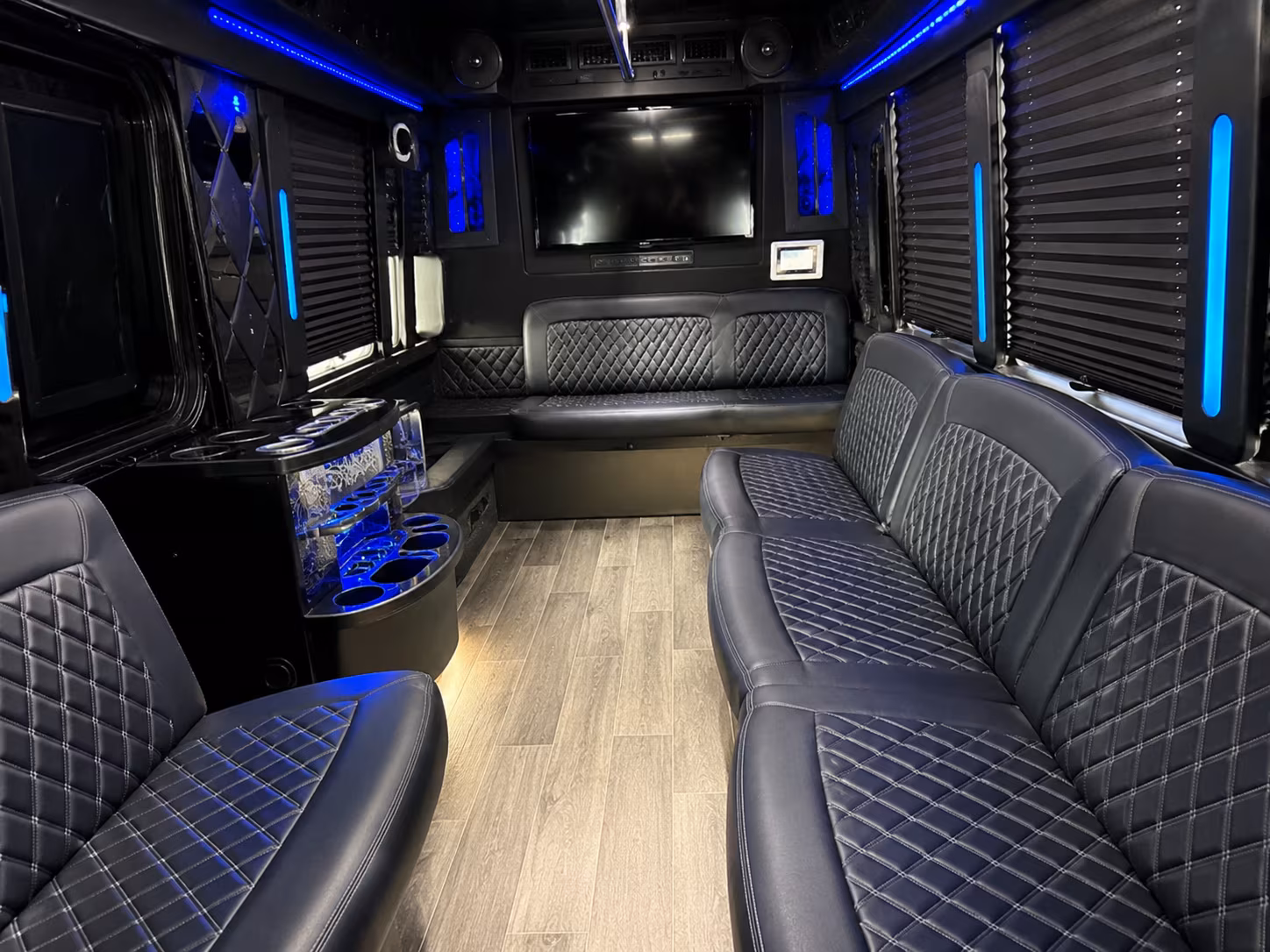 Hayward Bachelor & Bachelorette Transportation party bus exterior