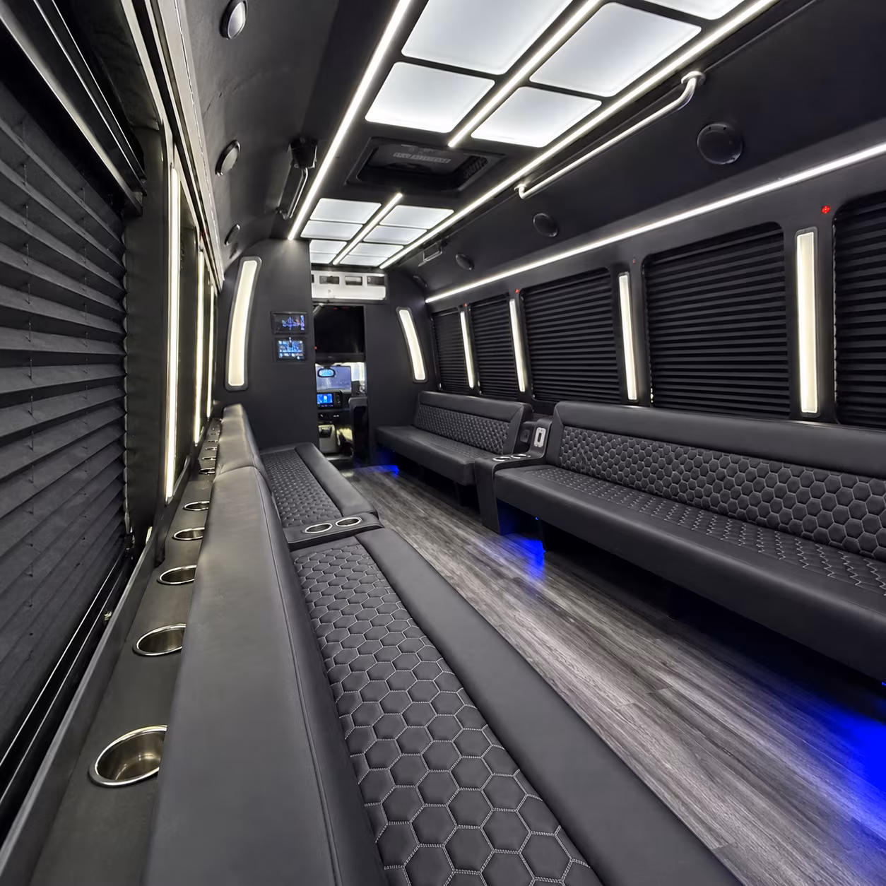 Hayward Birthday, Sweet 16, & Quinceañera Transportation party bus exterior