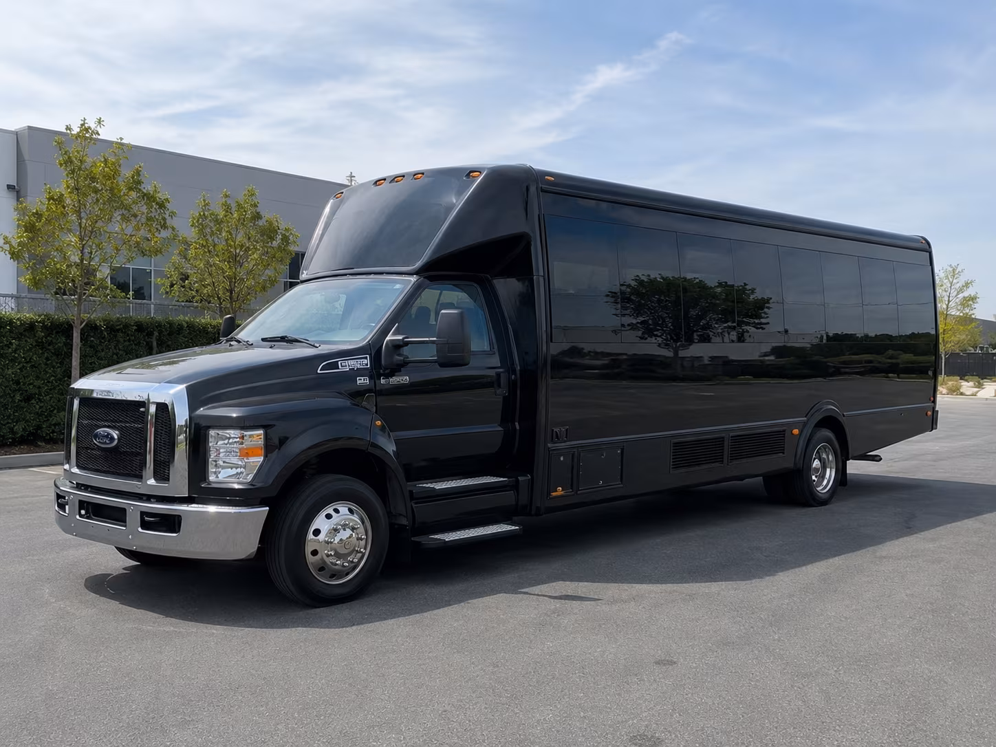Hayward Concert & Music Festival Transportation party bus exterior