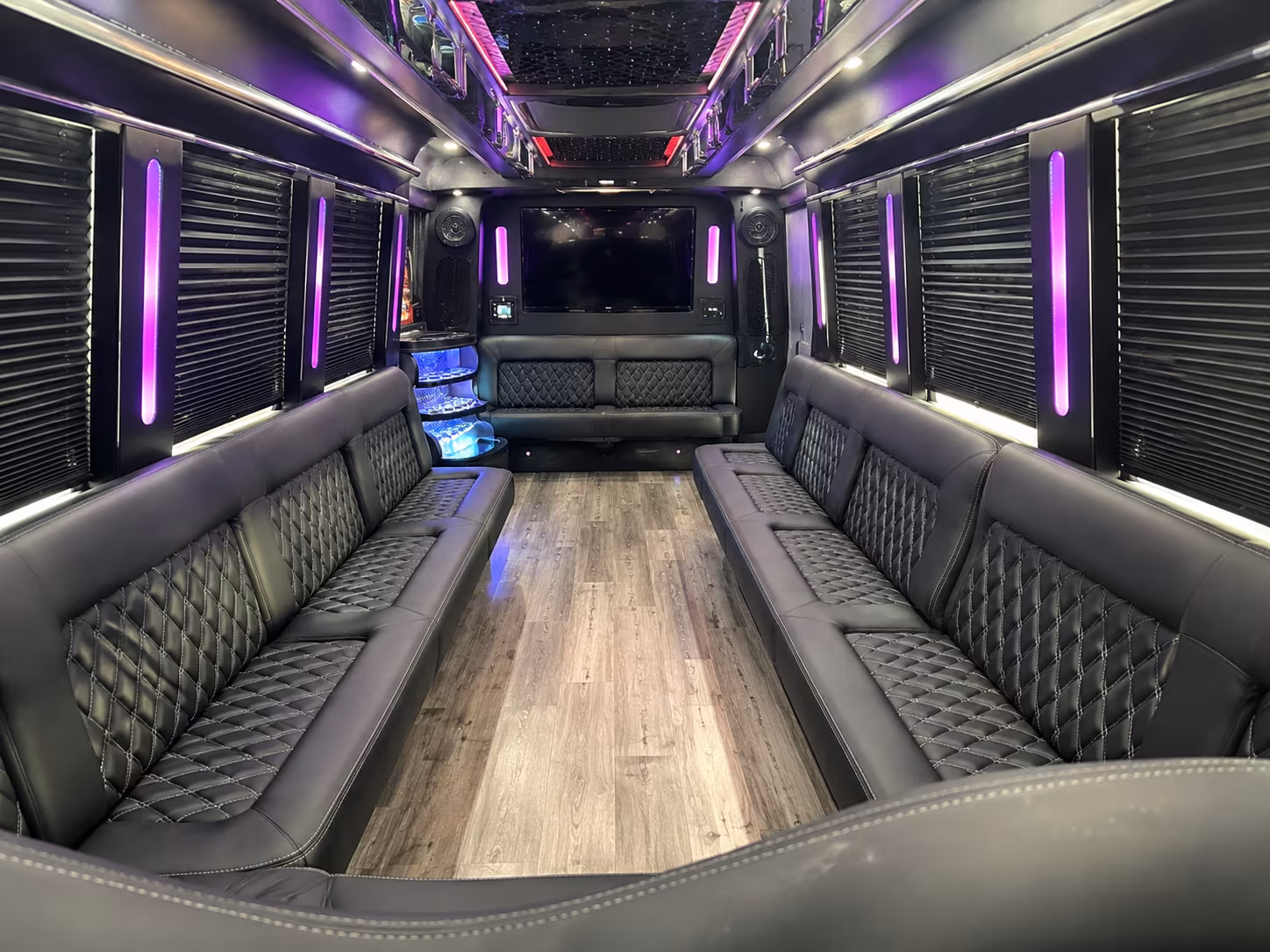 Hayward Concert & Music Festival Transportation party bus exterior