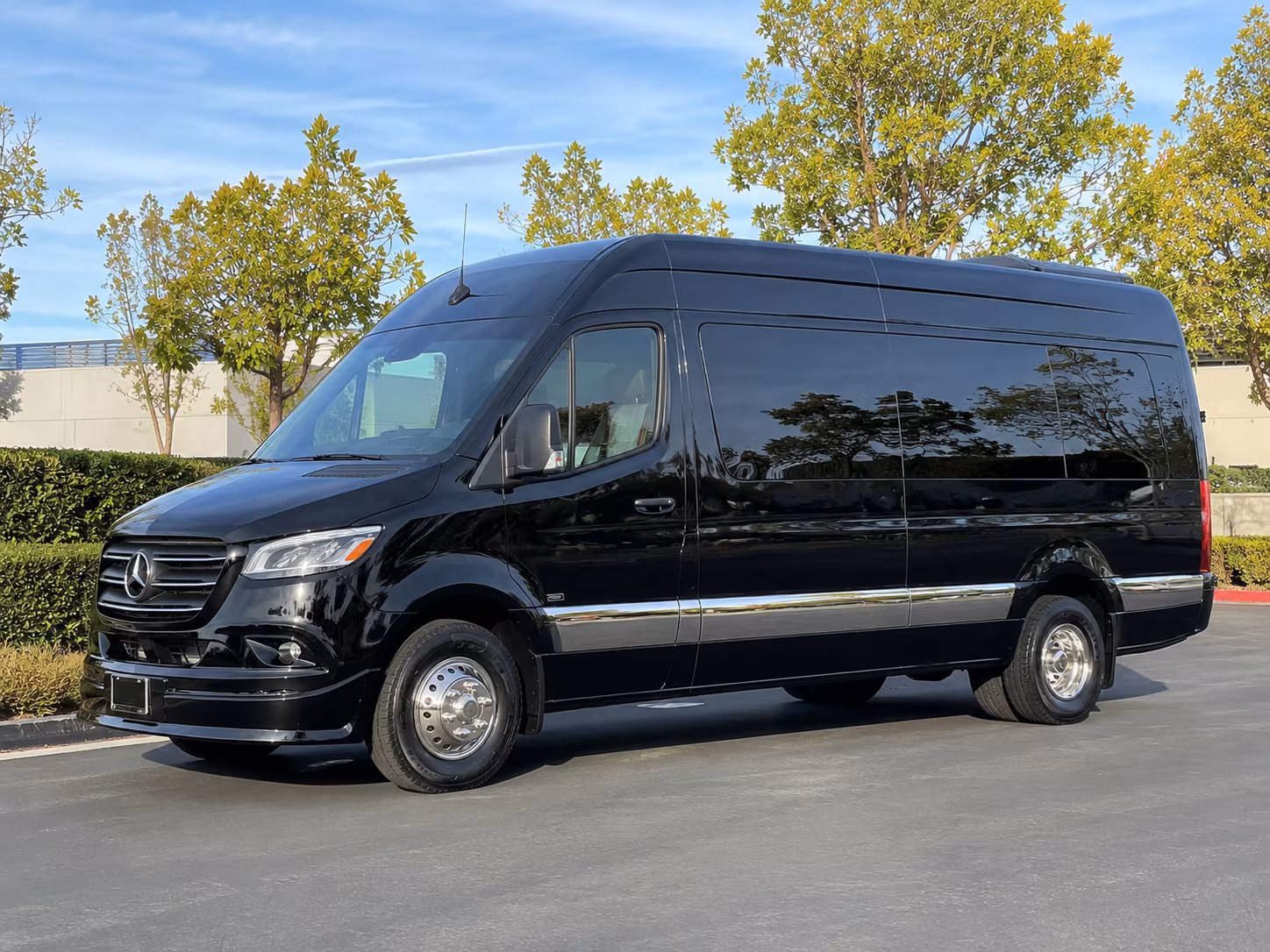 Hayward Corporate Transportation party bus exterior