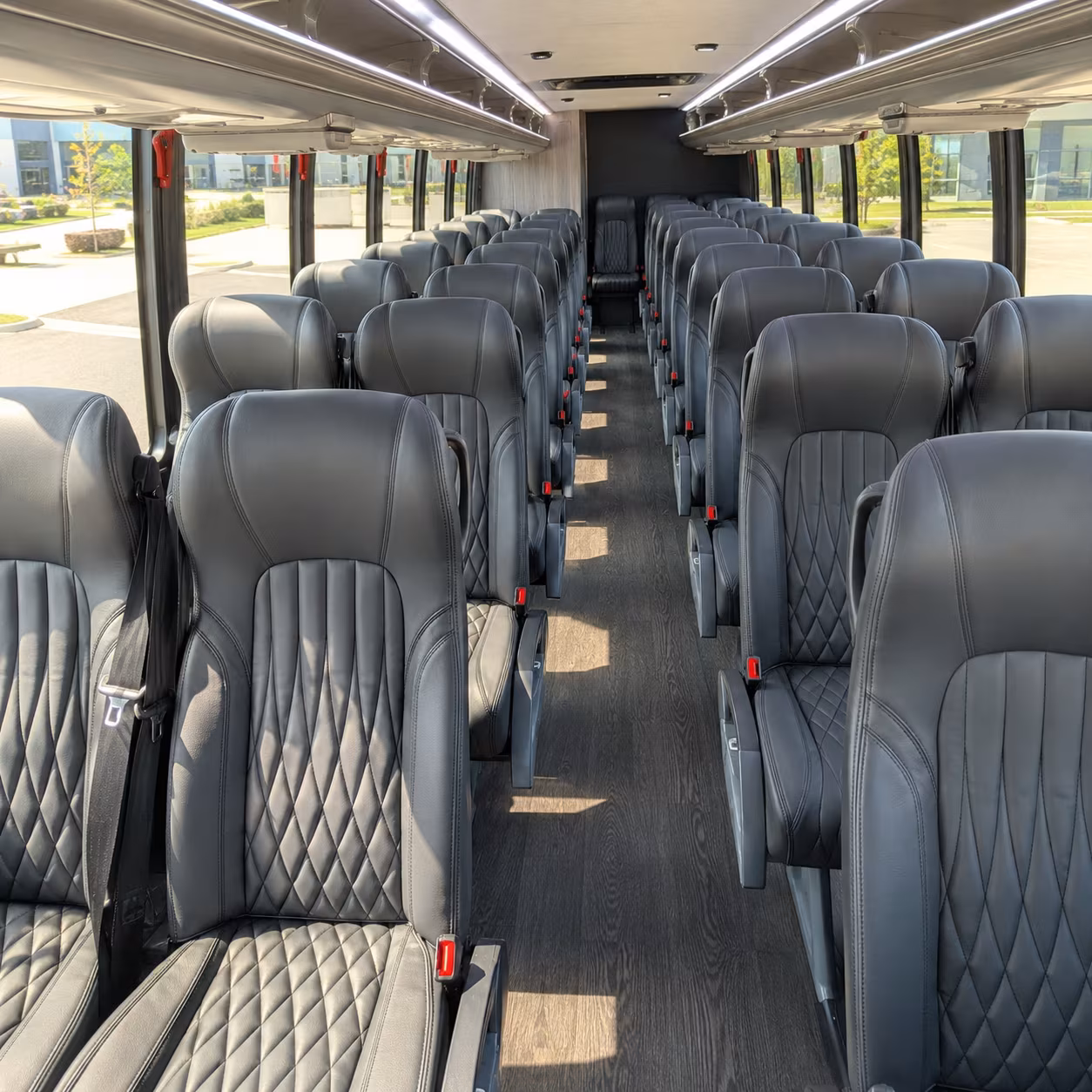 Hayward Corporate Transportation party bus exterior