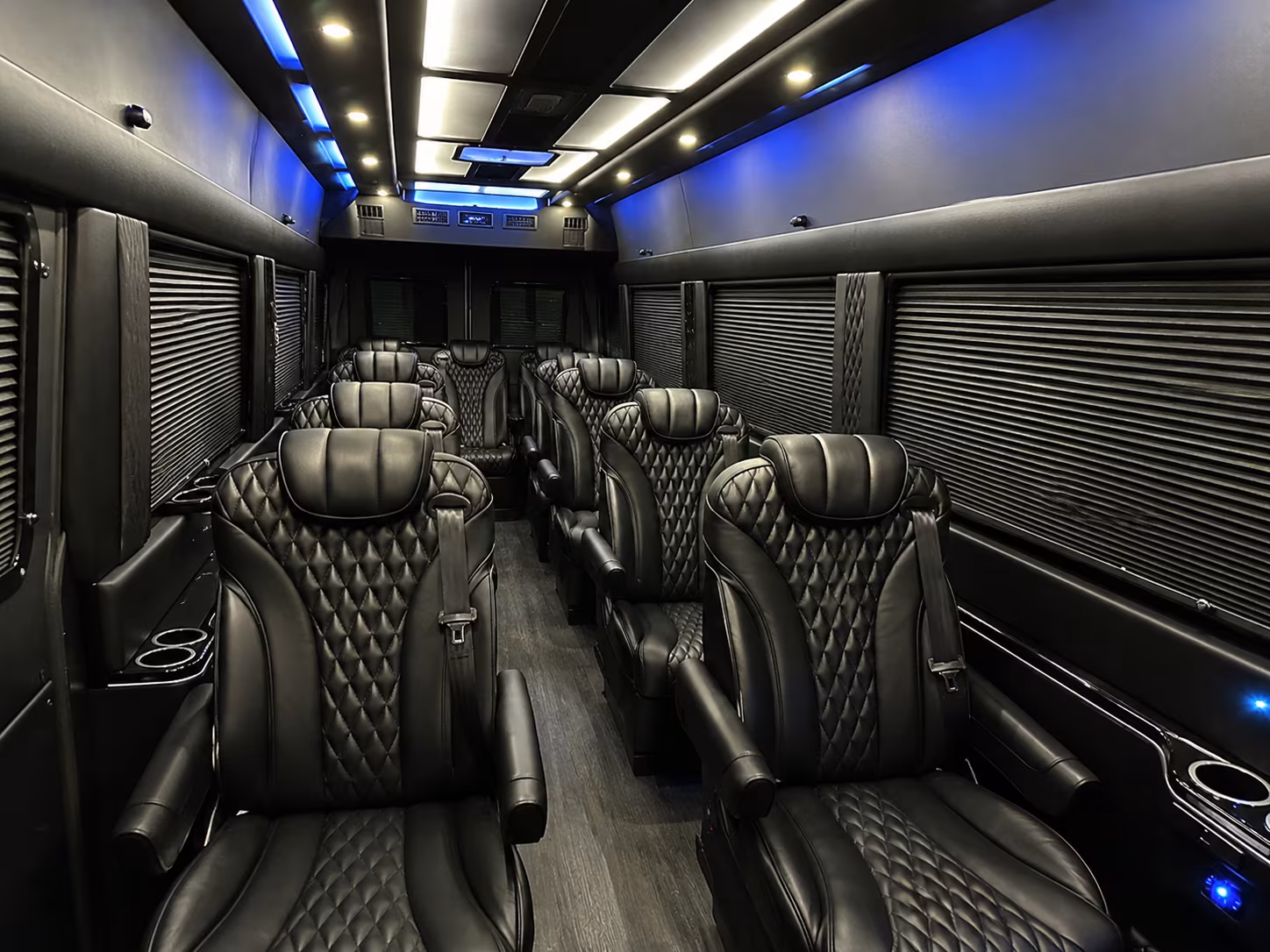 Hayward Corporate Transportation party bus exterior