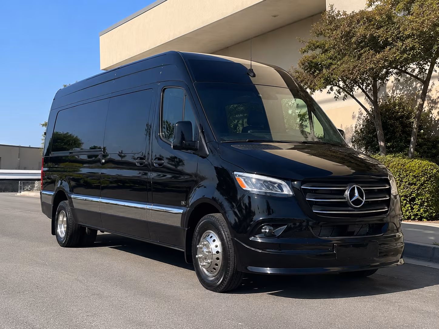 Hayward Corporate Transportation party bus exterior