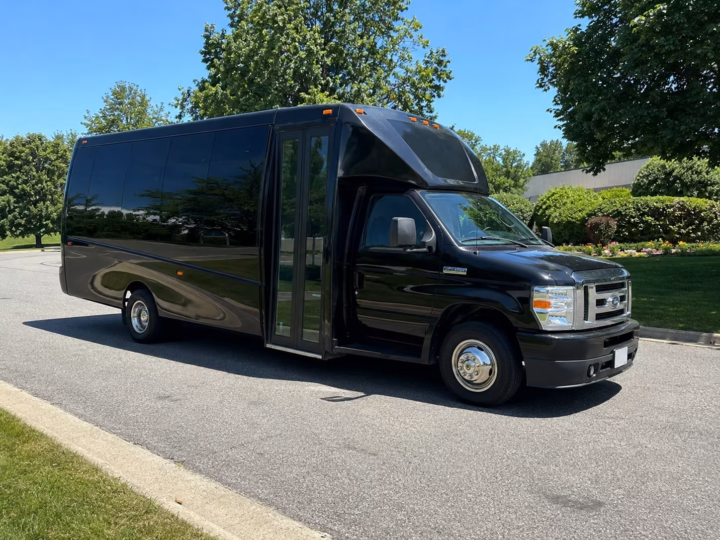 Hayward Private Event Transportation party bus exterior