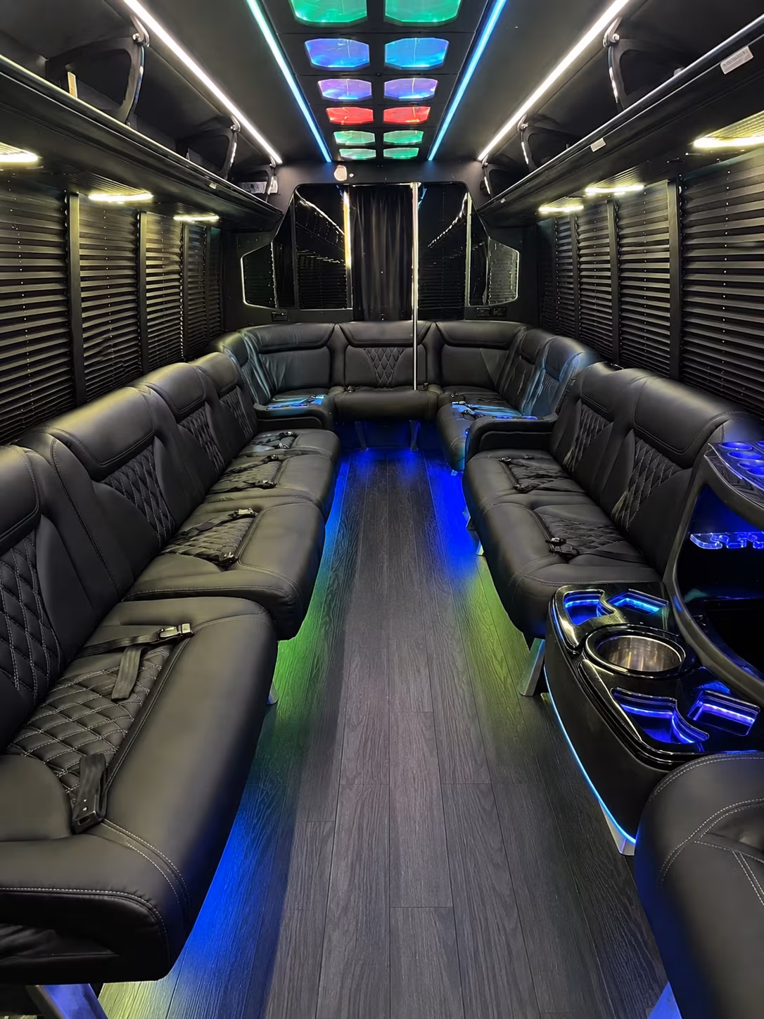 Hayward Prom & Homecoming Transportation party bus exterior