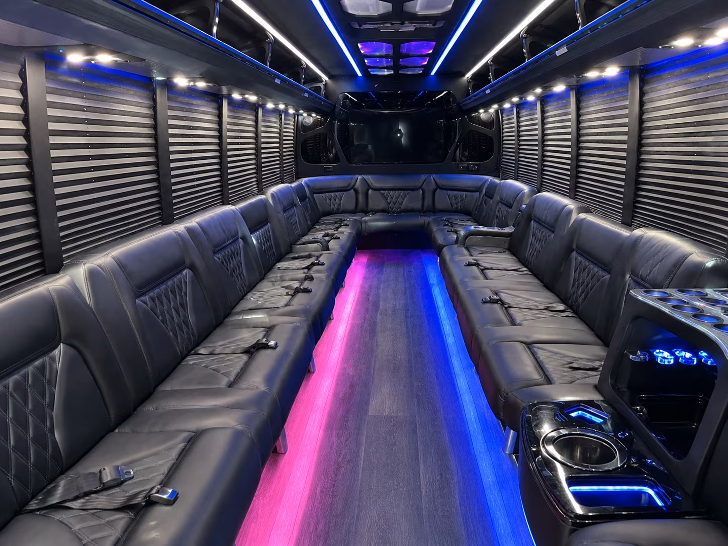 Hayward Prom & Homecoming Transportation party bus exterior