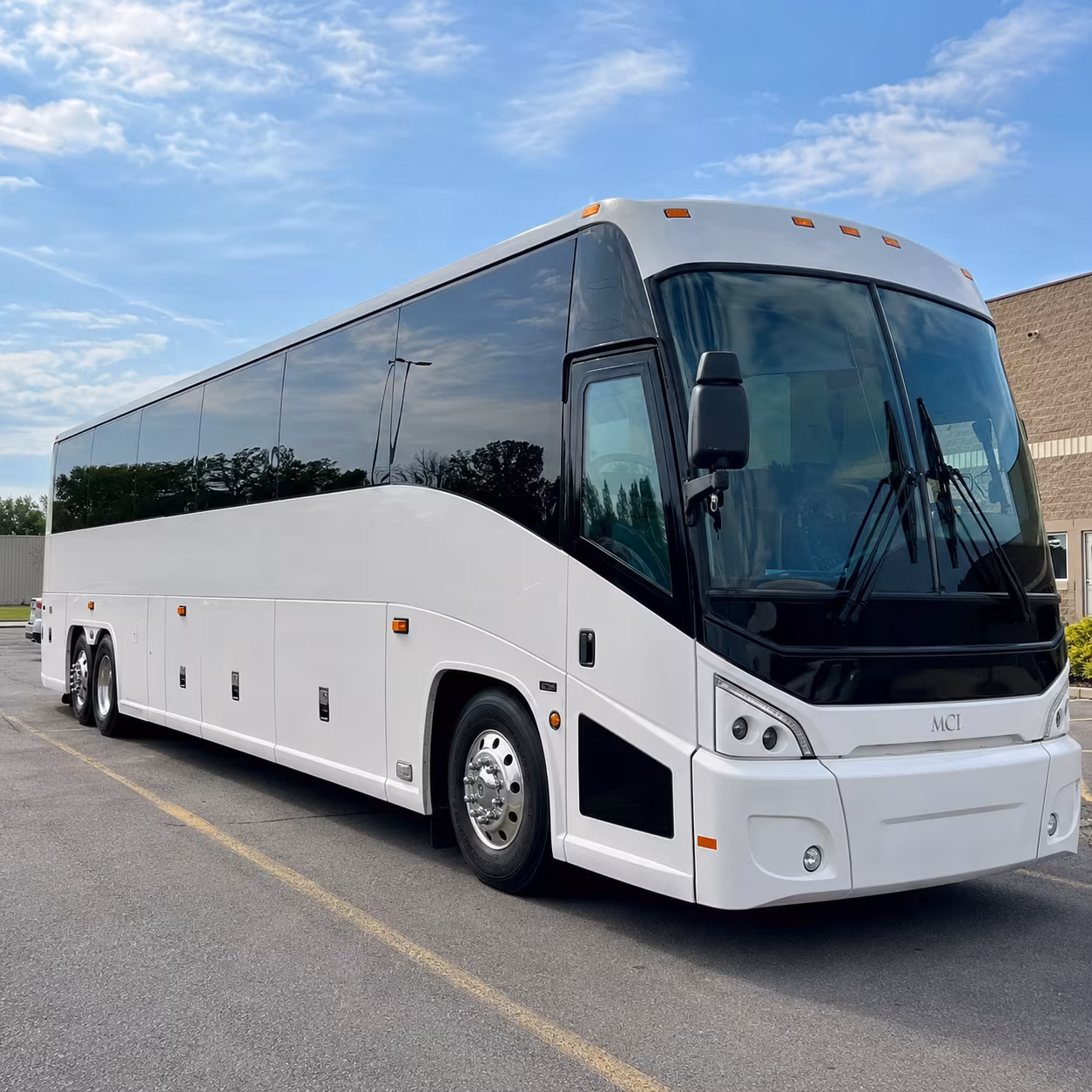 Hayward School Event Transportation party bus exterior