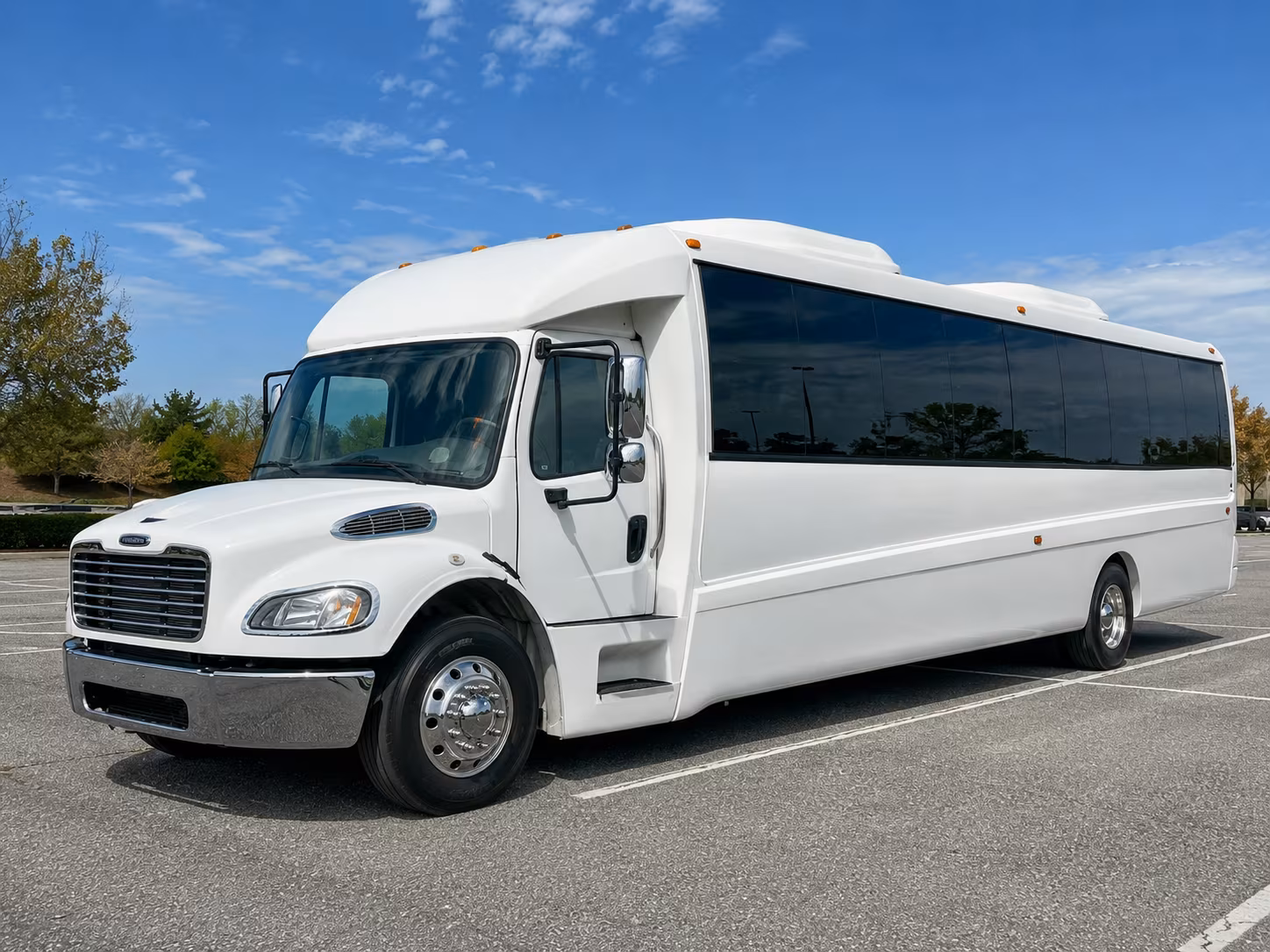Hayward Sporting Event Transportation party bus exterior