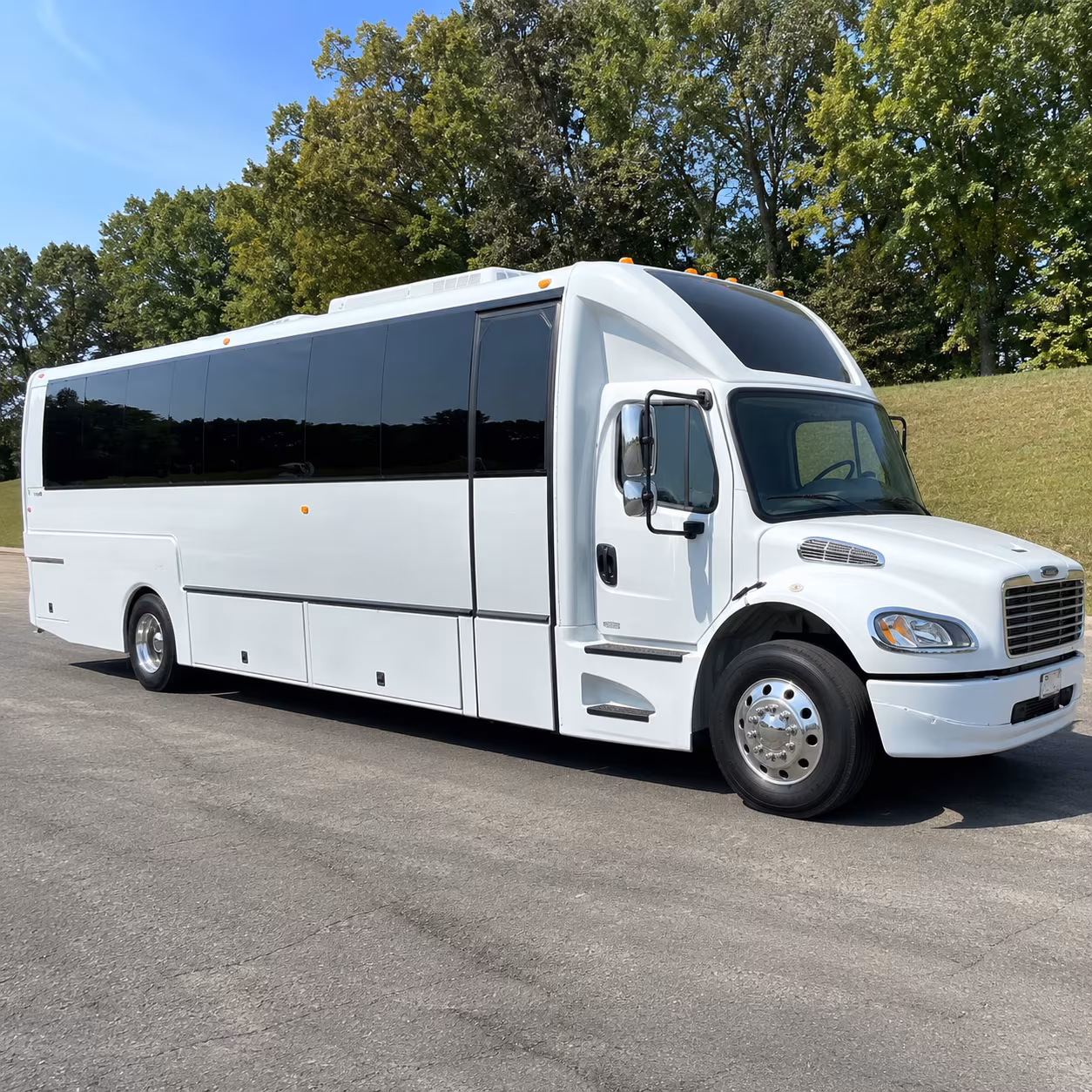 Hayward Sporting Event Transportation party bus exterior