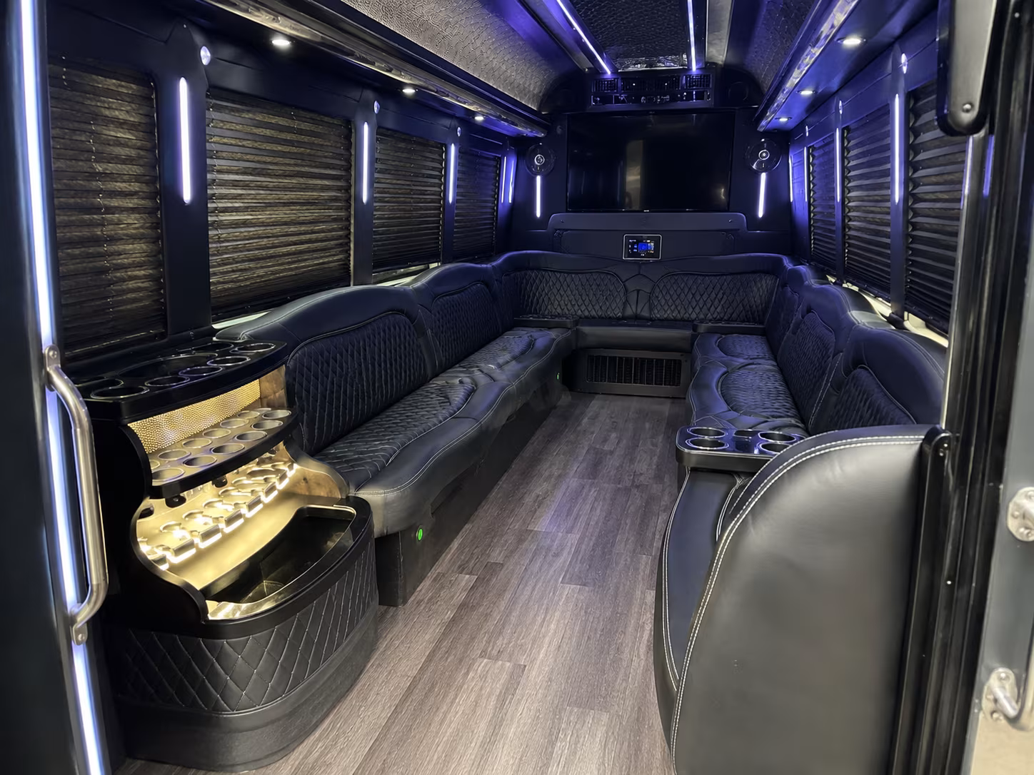 Hayward Wedding Transportation onboard seating