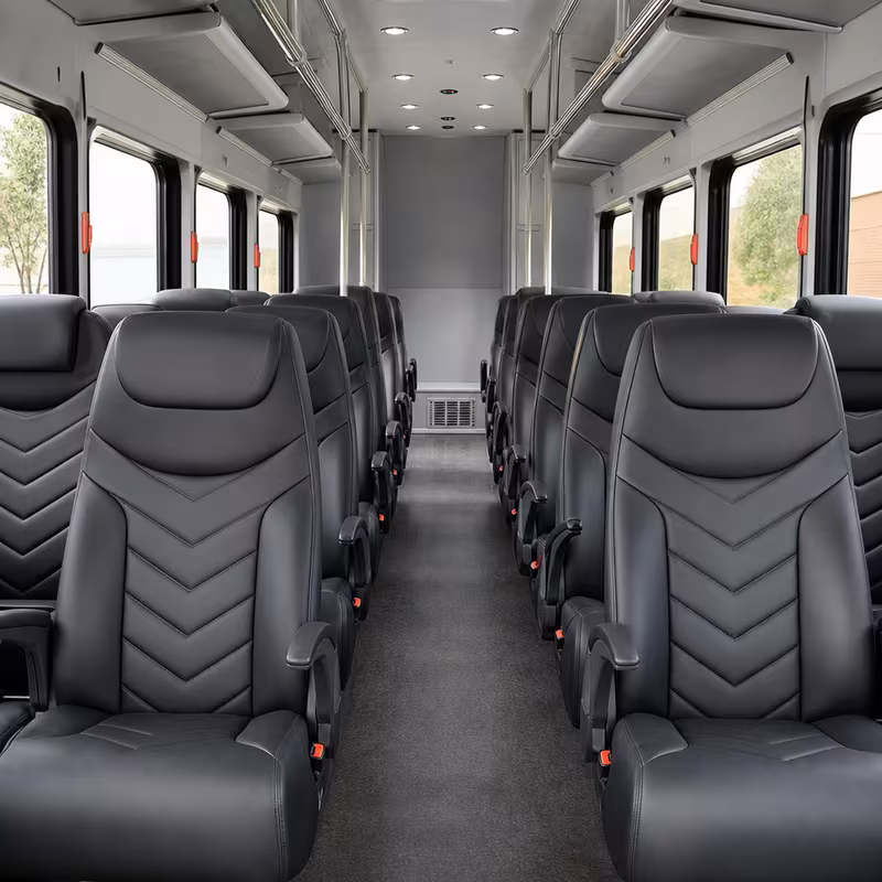 15-35 Passenger Minibus Interior