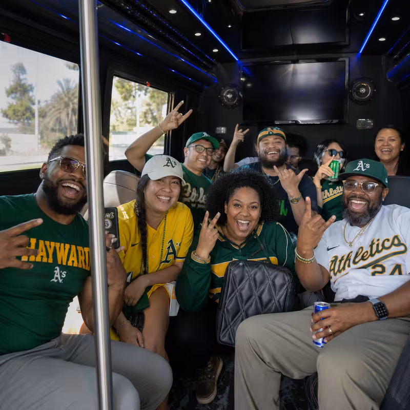 Hayward Sporting Event Transportation fleet vehicle