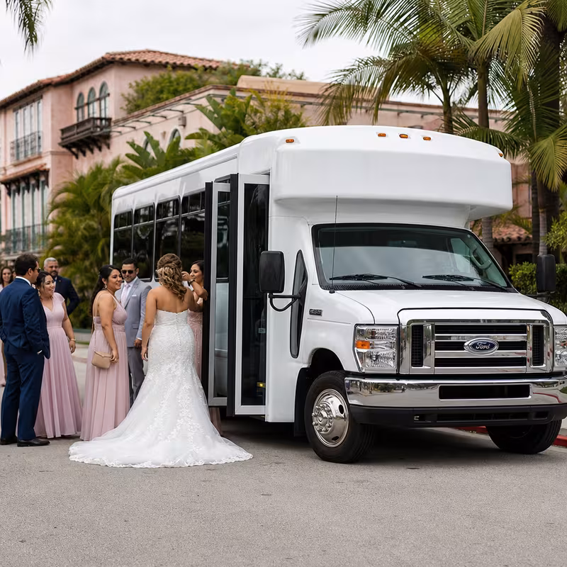 Hayward Wedding Transportation fleet vehicle