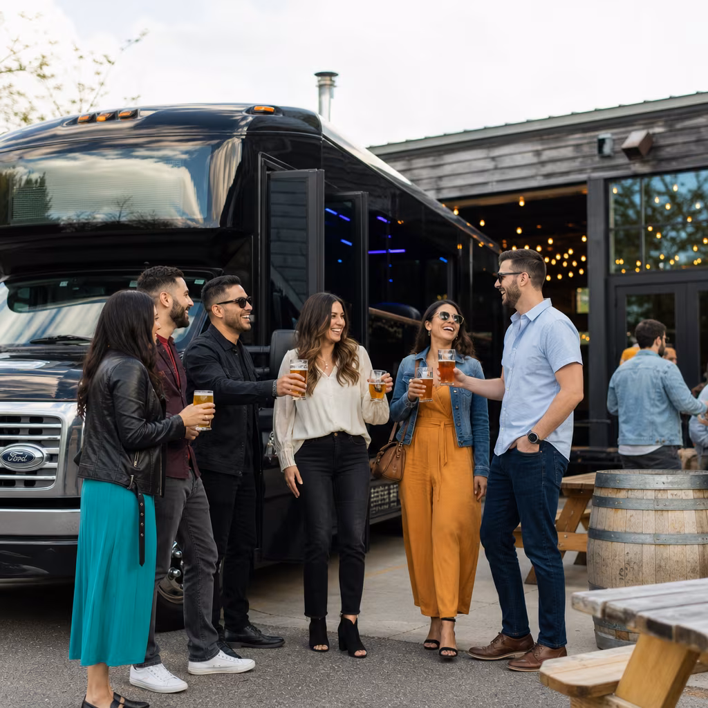Hayward Winery Tour & Pub Crawl Transportation