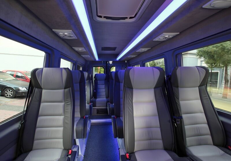 Visalia 18 Passenger Van/Minibus Interior