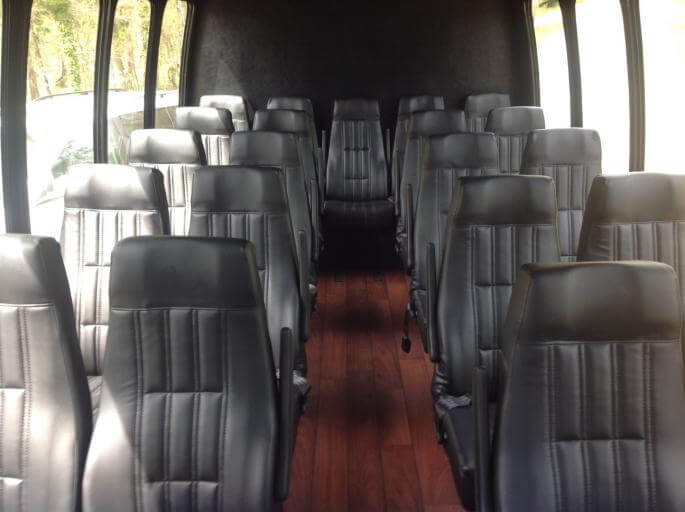 Corona 30 Passenger Shuttle Bus Interior