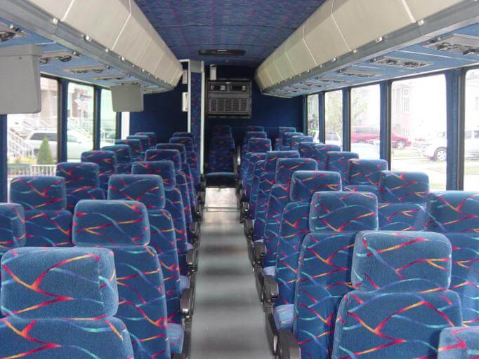 Pasadena 35 Passenger Shuttle Bus Interior