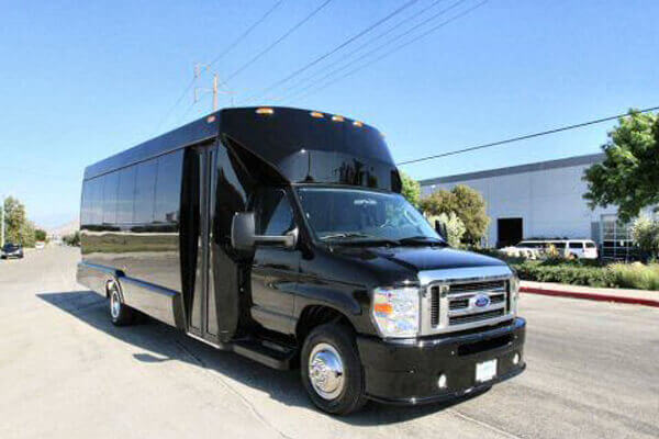 Orange 15 Passenger Party Bus