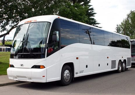 Orange 56 Passenger Motor Coaches